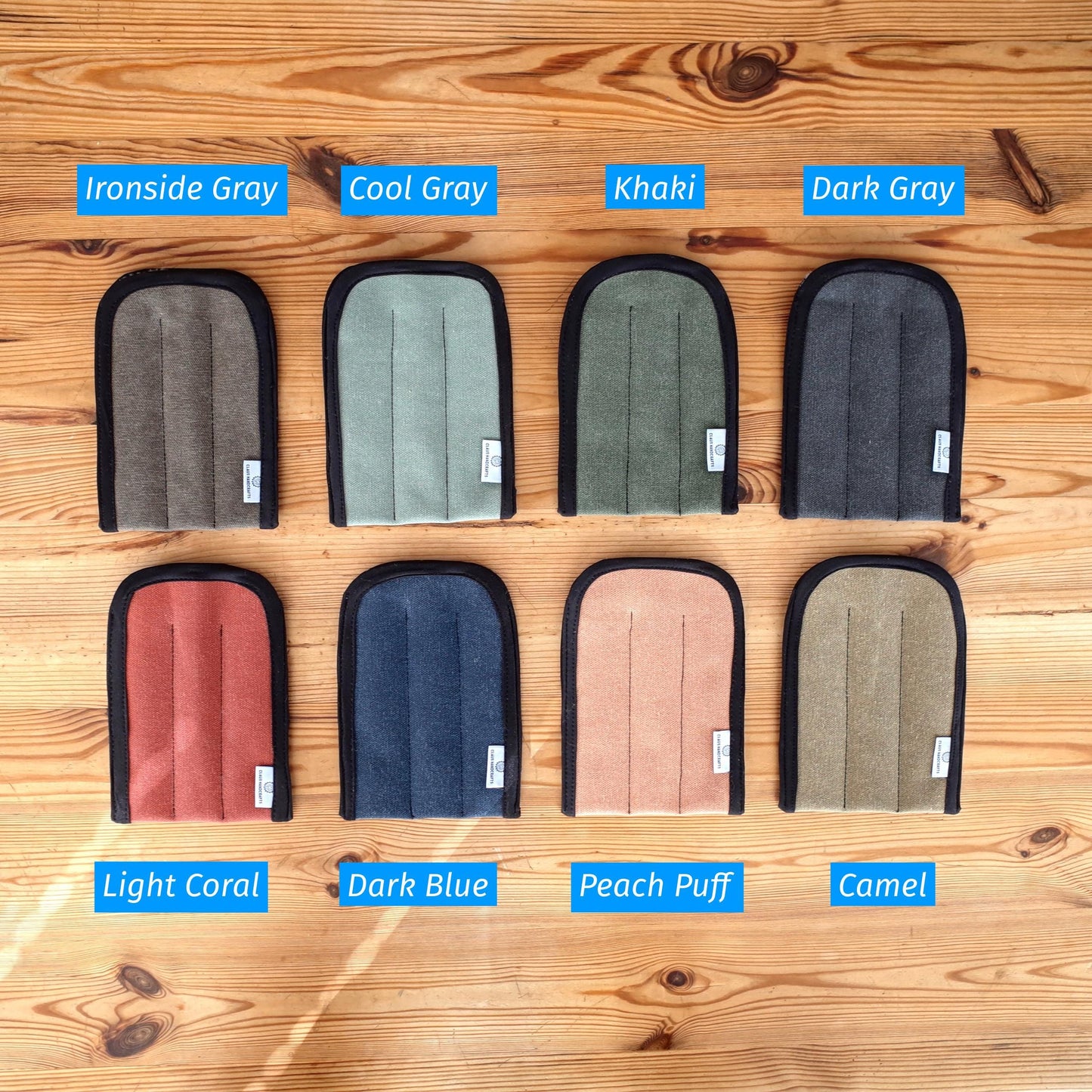 Waxed Canvas 3-Slot Pen Sleeve: Faux Fur Lined