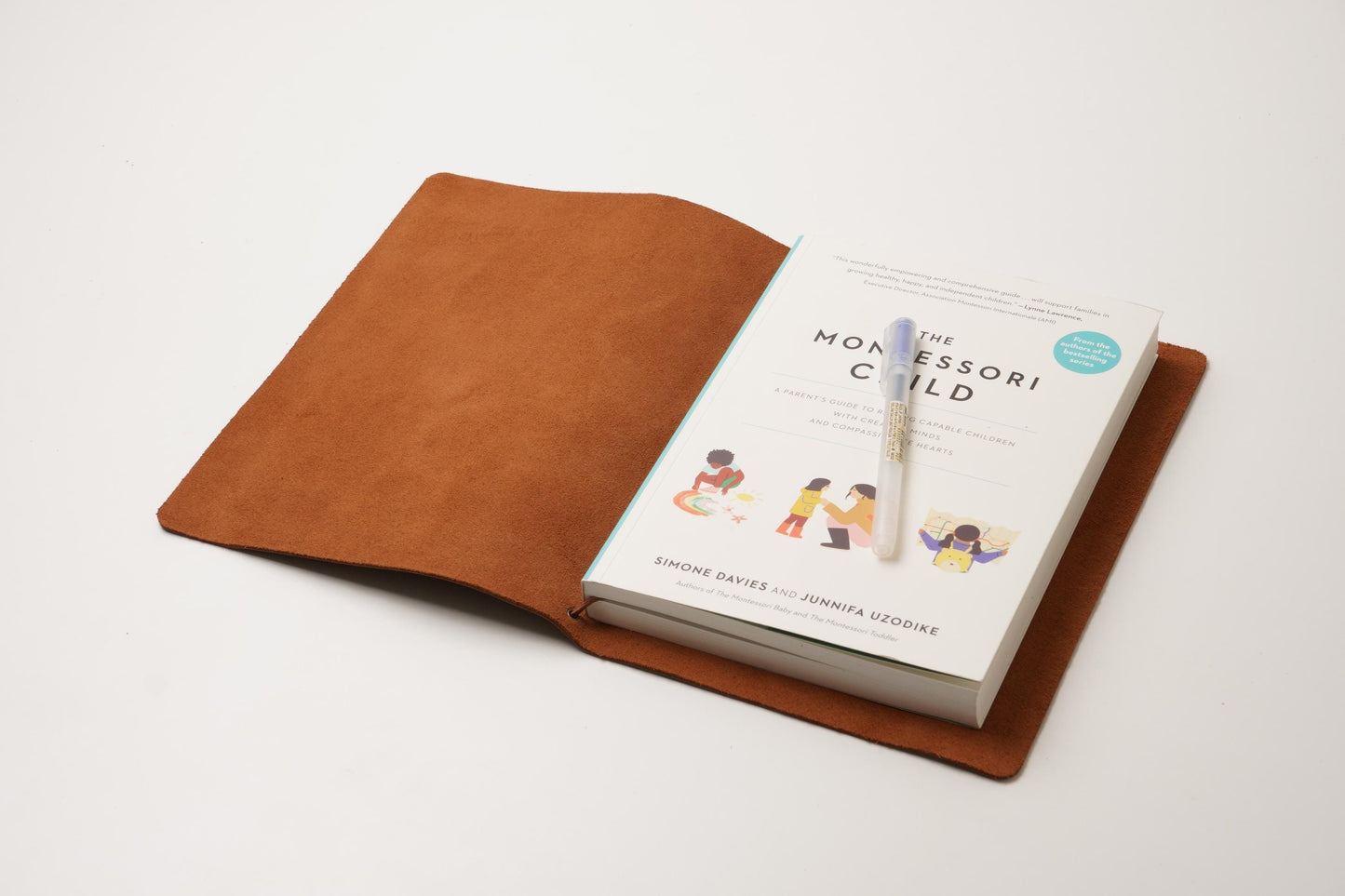 Leather B5 Traveler’s Notebook Cover: Fits 7x10" Inserts