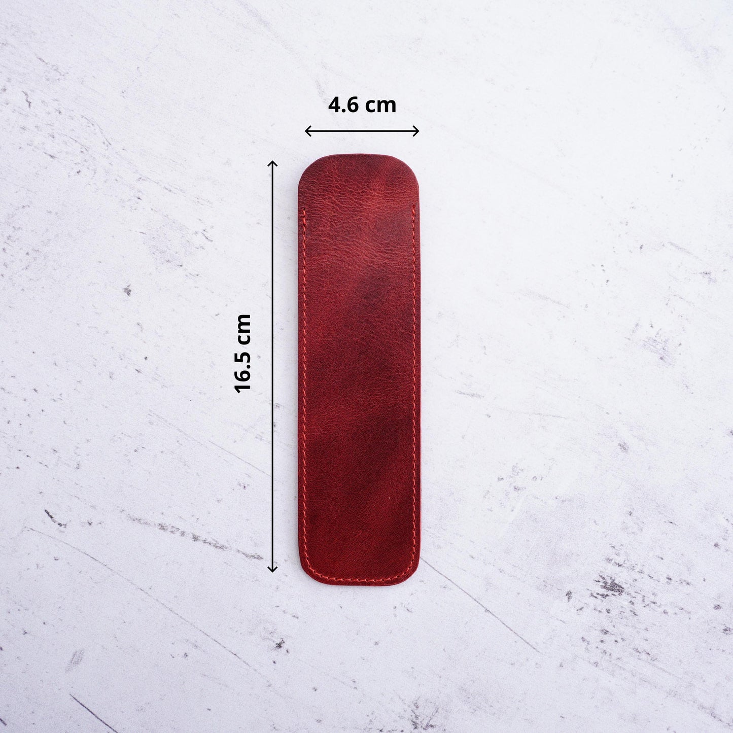 Minimalist Leather Single Pen Sleeve: Fits LAMY Safari