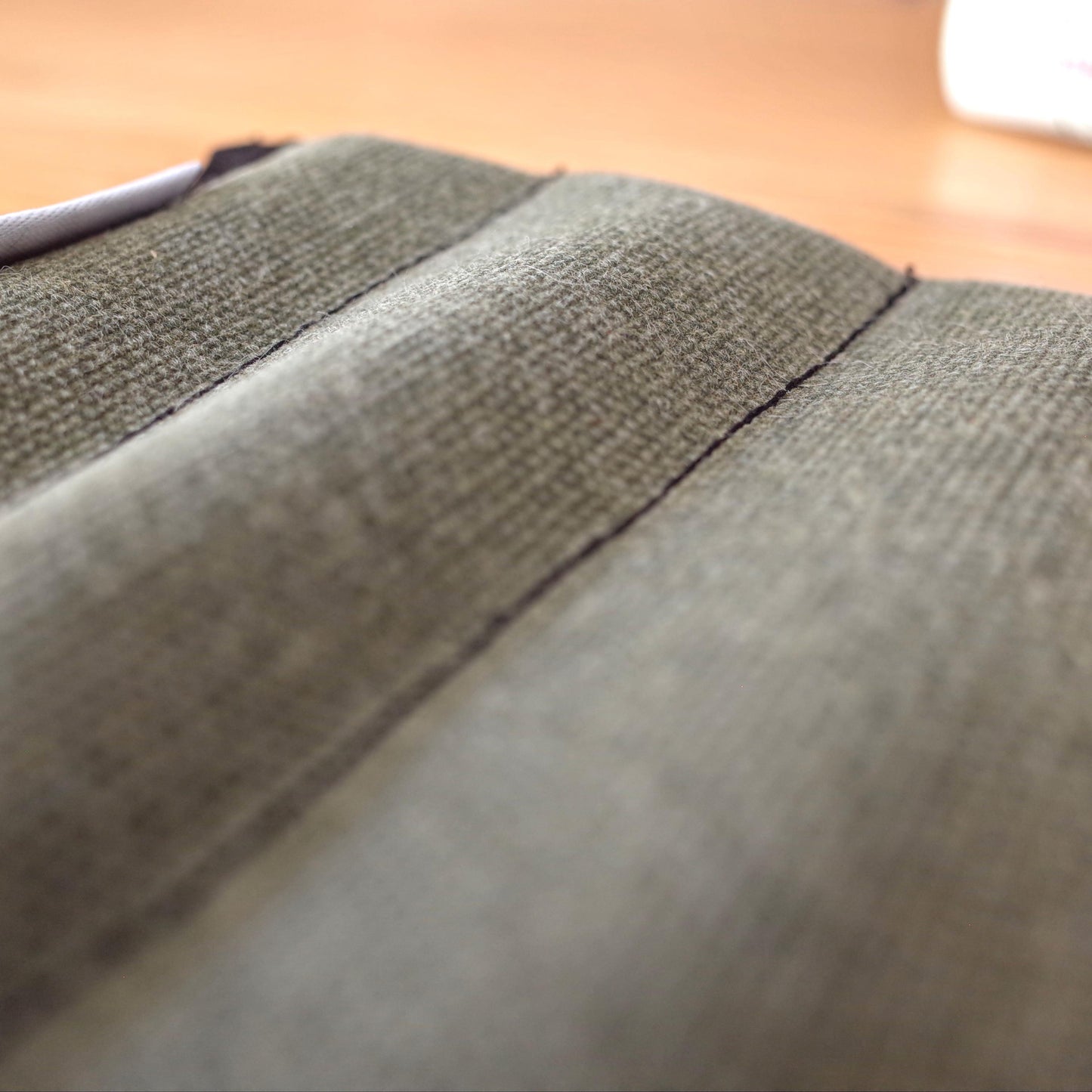 Waxed Canvas 3-Slot Pen Sleeve: Faux Fur Lined