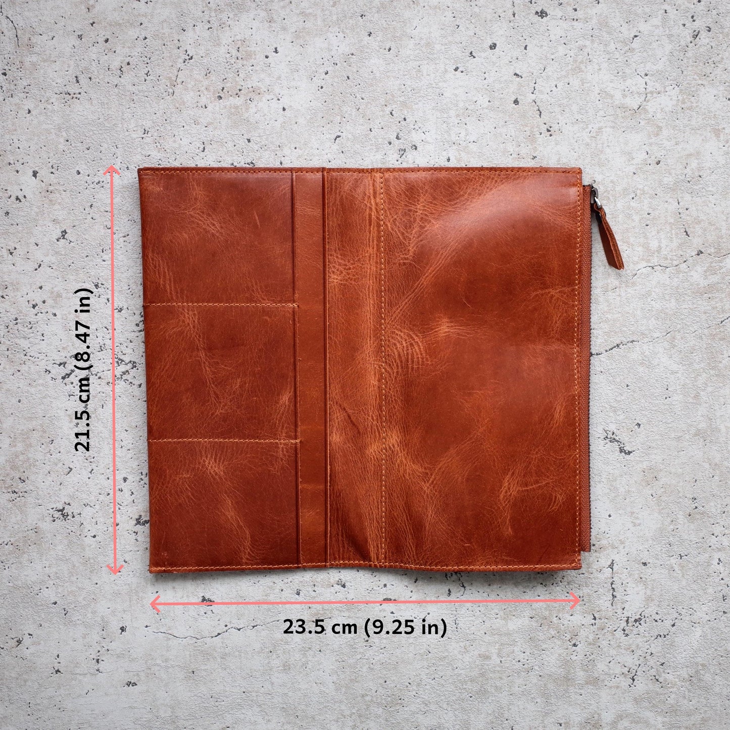 Leder-Wallet-Insert für TN (Standard-Größe): Reisepass- & Reise-Organizer