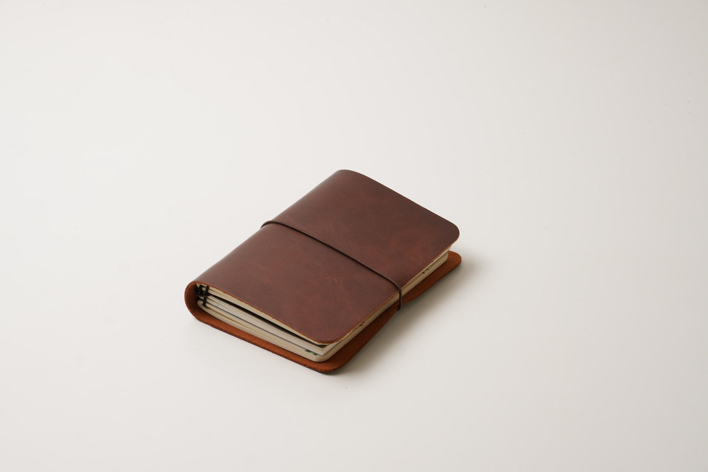 Leather A6 Traveler's Notebook Cover: High-Capacity 4-Insert Folio