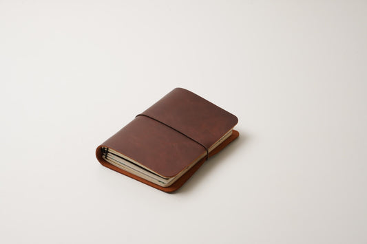 Leather A6 Traveler's Notebook Cover: High-Capacity 4-Insert Folio