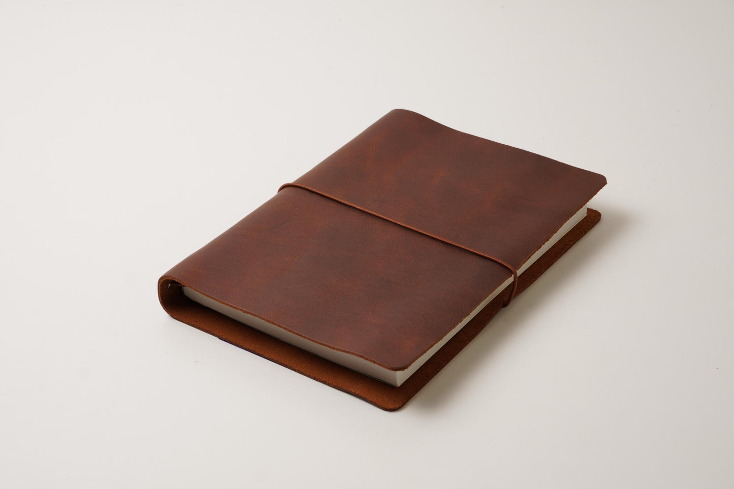 Leather B5 Traveler’s Notebook Cover: Fits 7x10" Inserts
