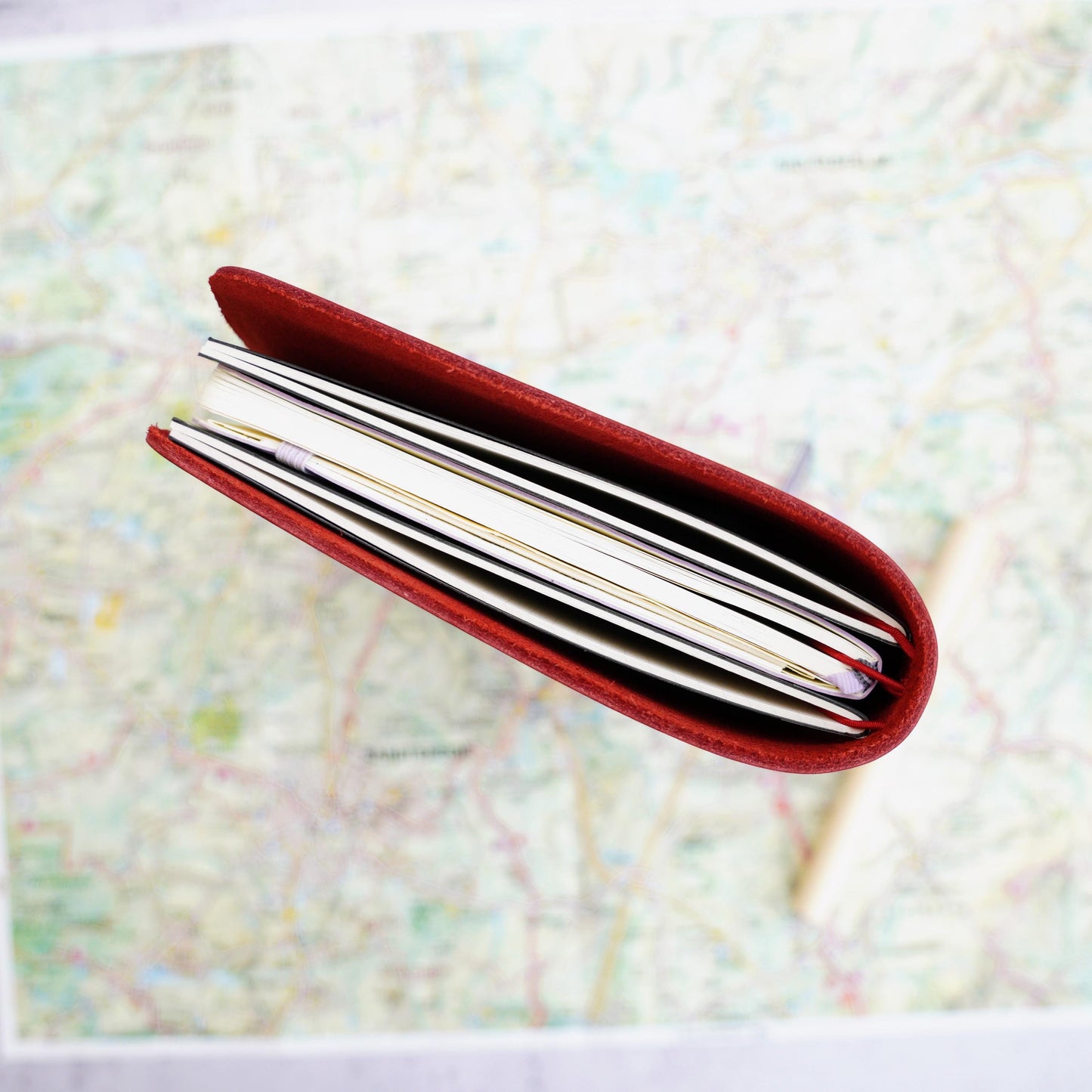 A5 Leather Traveler’s Notebook Cover: High-Capacity 4-Insert Folio