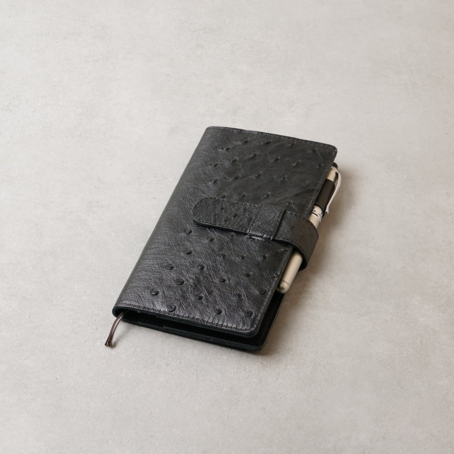 Ostrich Leather Folio for Hobonichi Weeks: The Luxury Edition