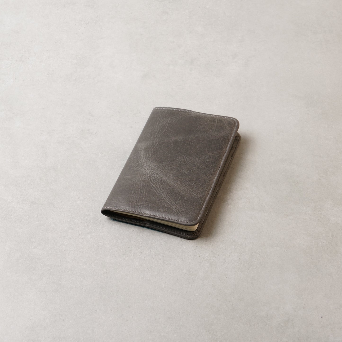 Leather Pocket Journal Cover - Fits Field Notes & Moleskine Cahier