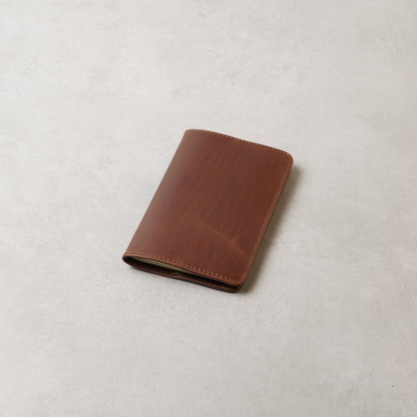 Leather Pocket Journal Cover - Fits Field Notes & Moleskine Cahier