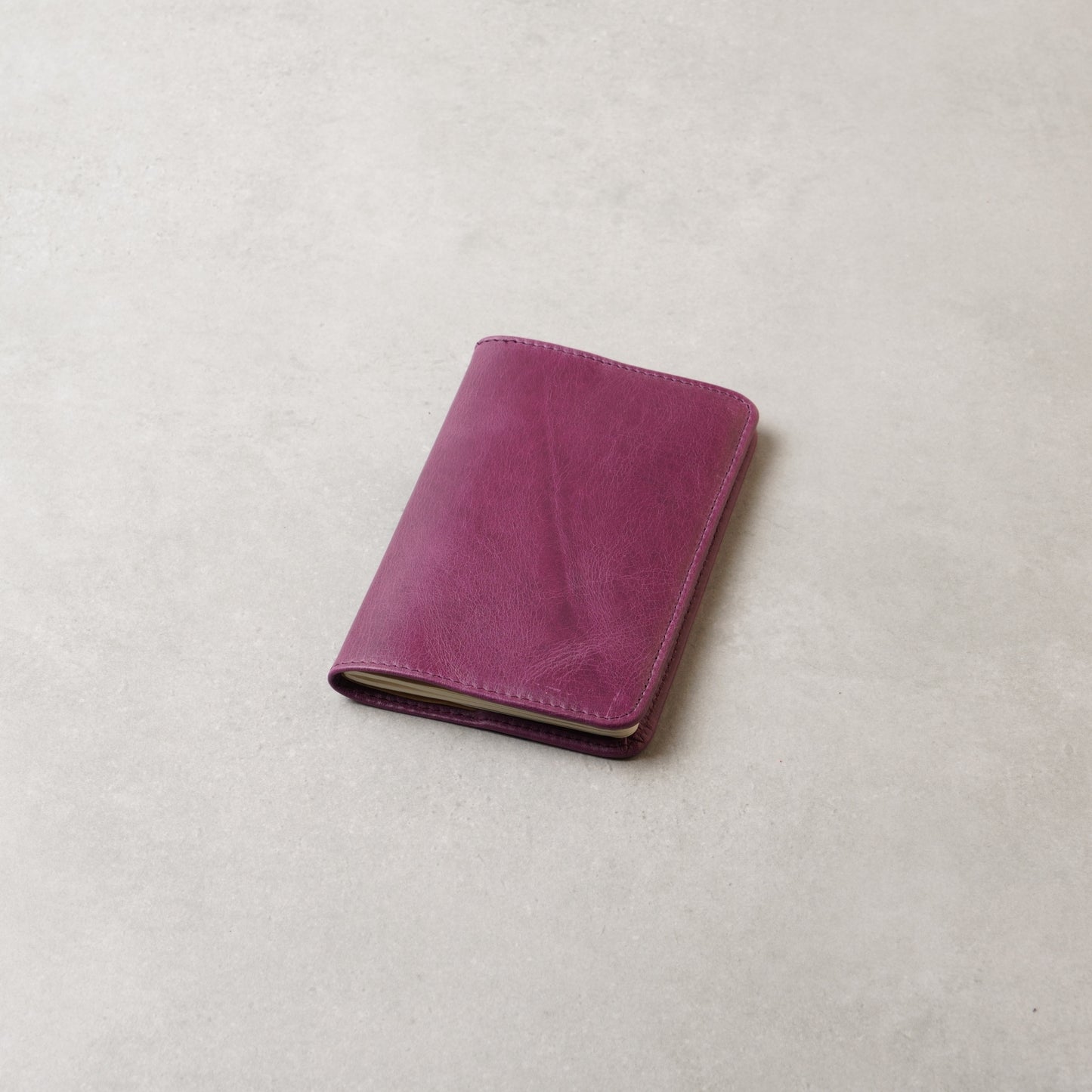 Leather Pocket Journal Cover - Fits Field Notes & Moleskine Cahier