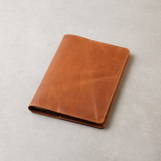 A5 Slim Leather Journal Cover: Fits Midori MD & Hobonichi
