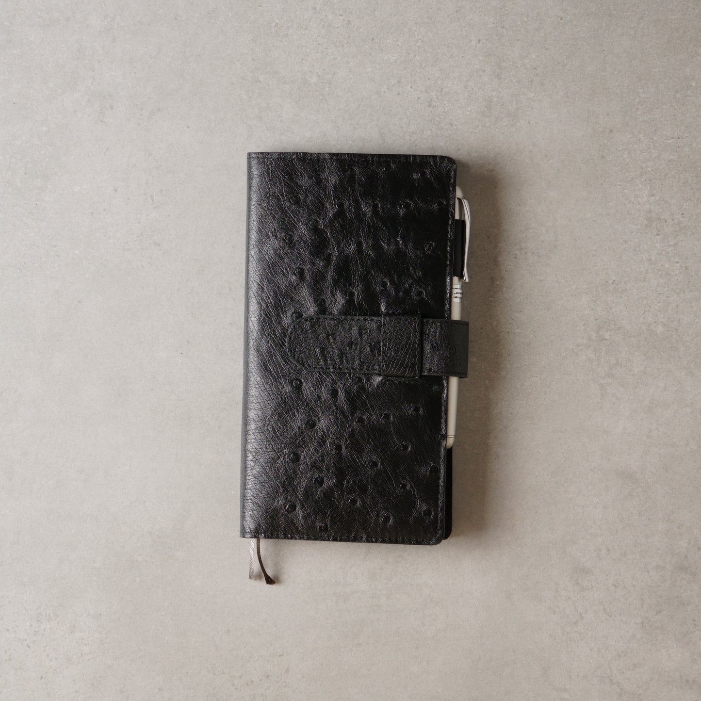 Ostrich Leather Folio for Hobonichi Weeks: The Luxury Edition