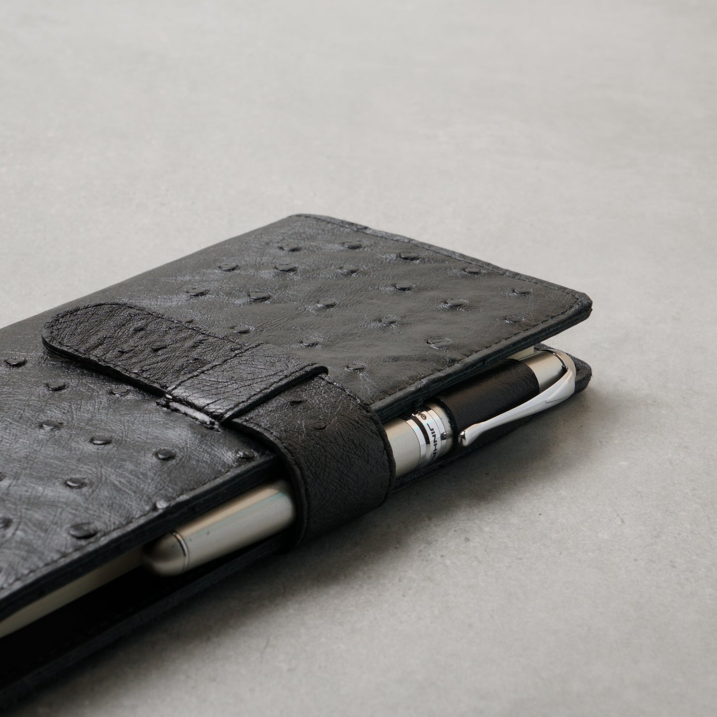 Ostrich Leather Folio for Hobonichi Weeks: The Luxury Edition