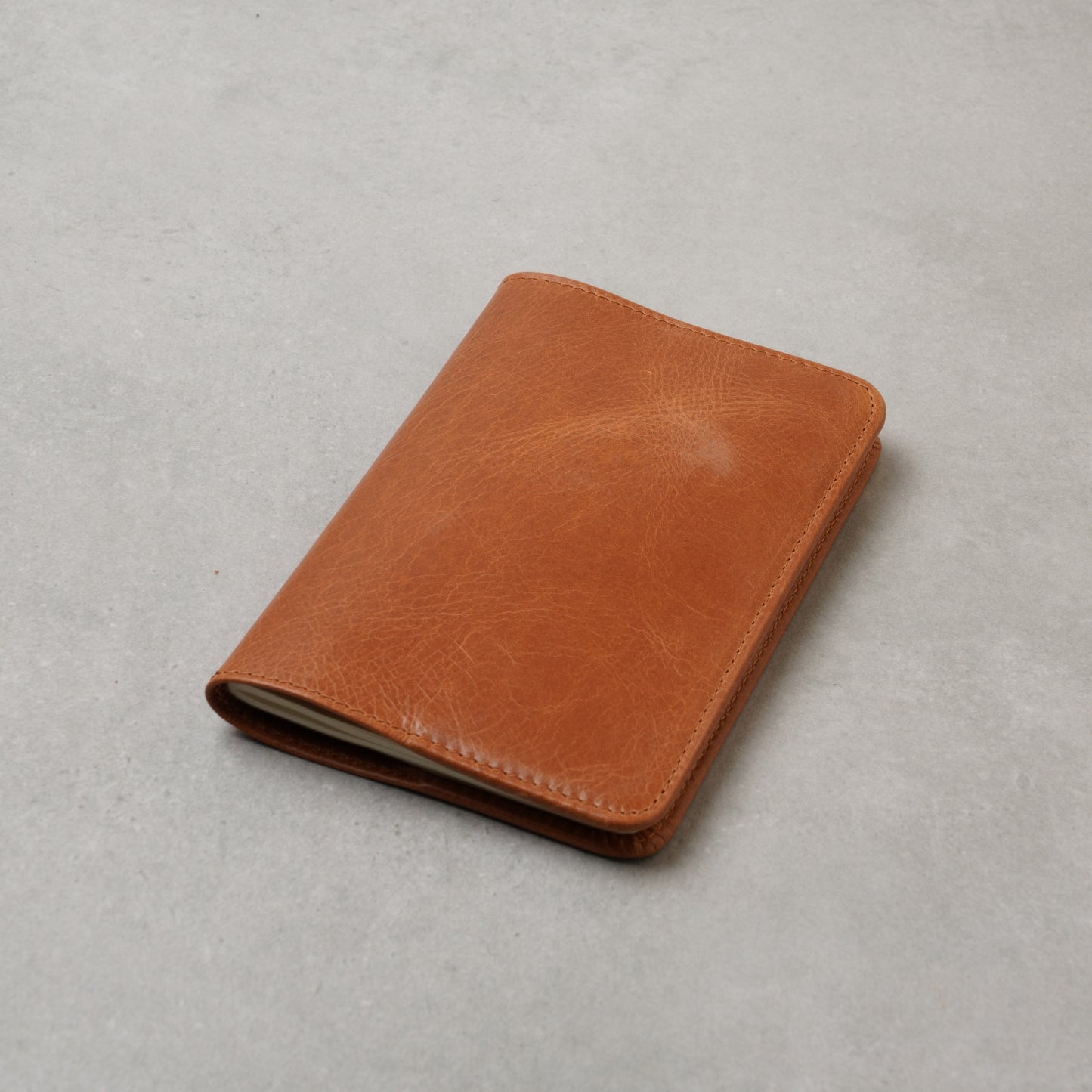 Leather Pocket Journal Cover - Fits Field Notes & Moleskine Cahier