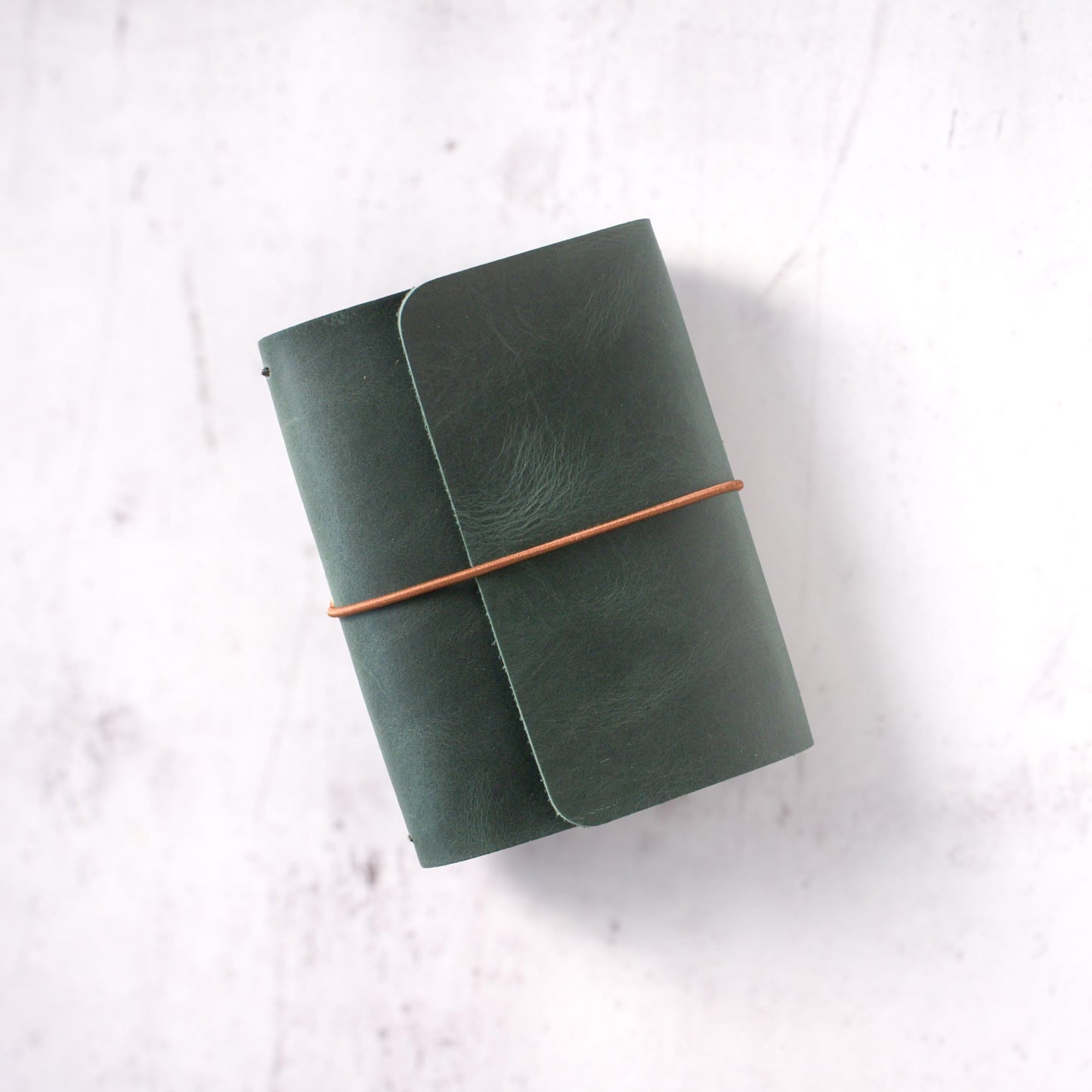 A6 Trifold Leather Traveler’s Notebook: Wrap-Around Cover