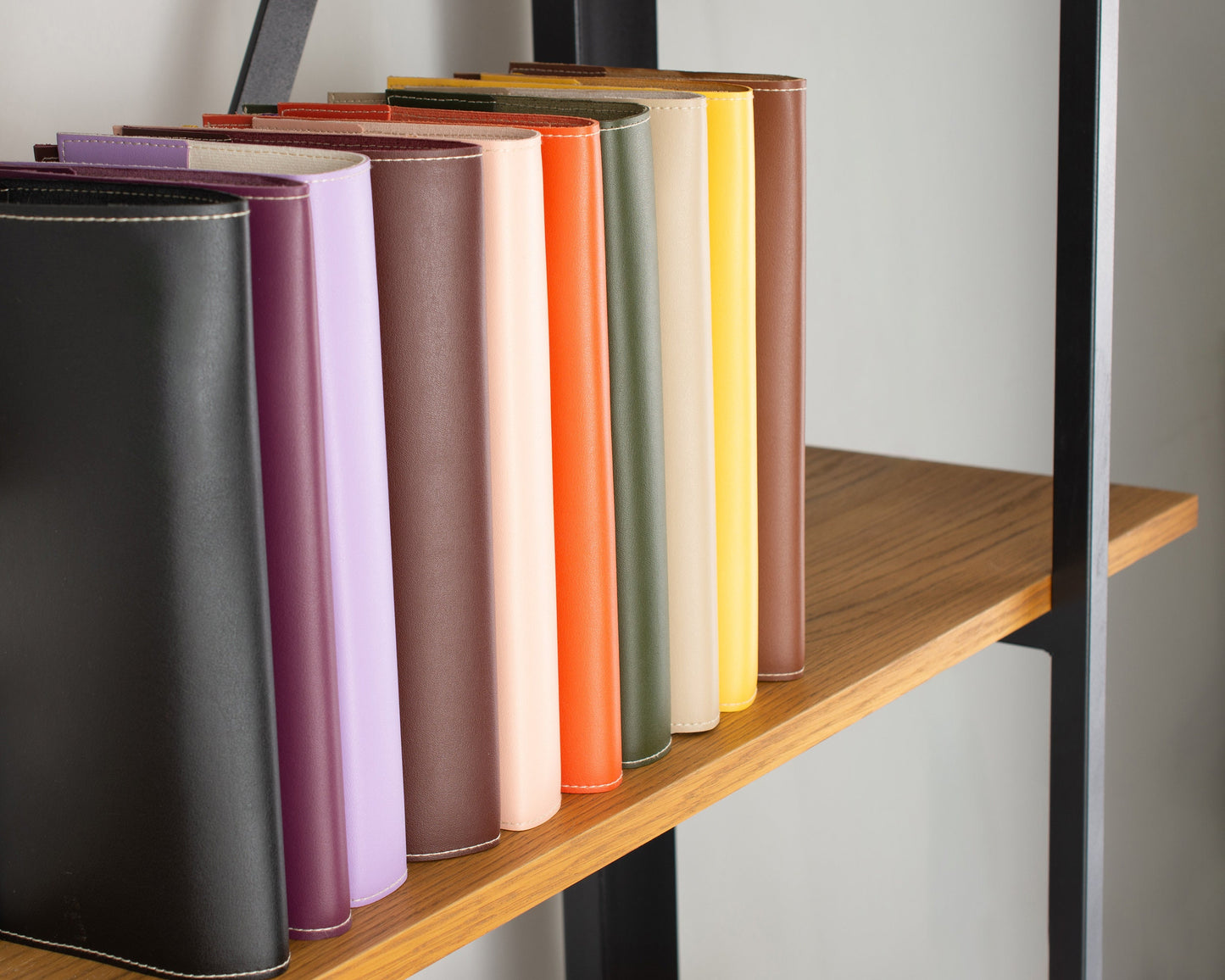 Vegan Leather Book Cover: Suede-Lined Privacy Protector