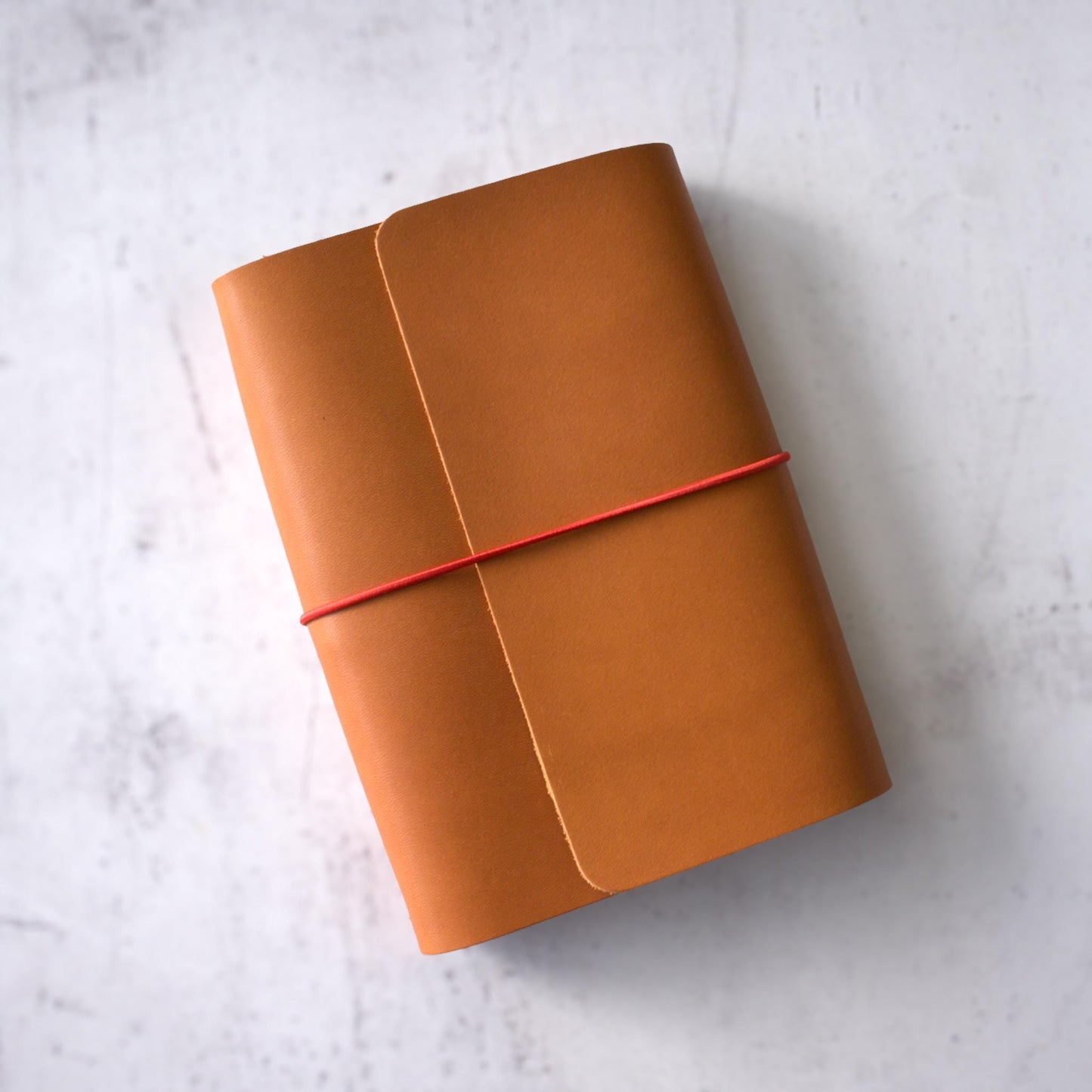 A5 Trifold Leather Traveler’s Notebook: Wrap-Around Cover