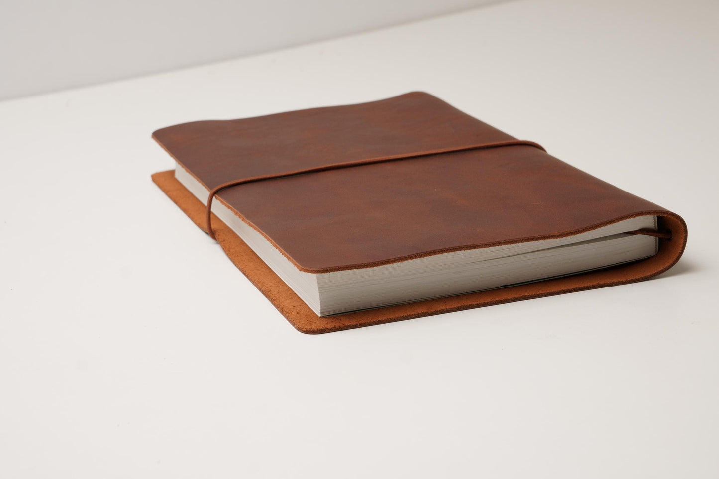Leather B5 Traveler’s Notebook Cover: Fits 7x10" Inserts
