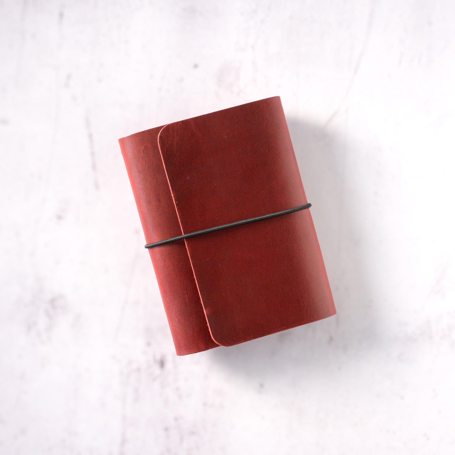 A6 Trifold Leather Traveler’s Notebook: Wrap-Around Cover