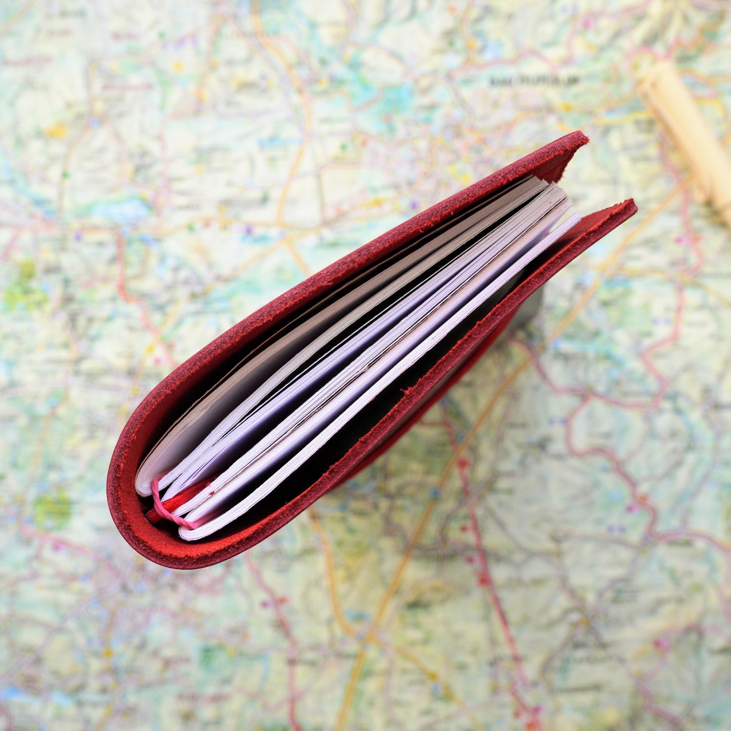 Leder Traveler's Notebook Cover (Standard-Größe): Passend für Midori Regular
