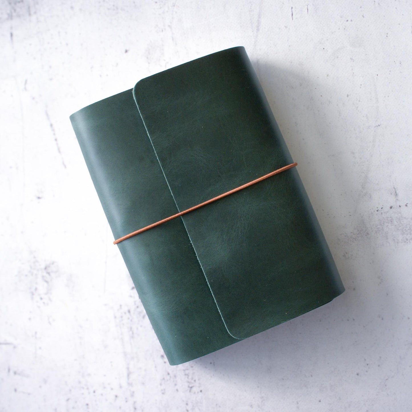 A5 Trifold Leather Traveler’s Notebook: Wrap-Around Cover