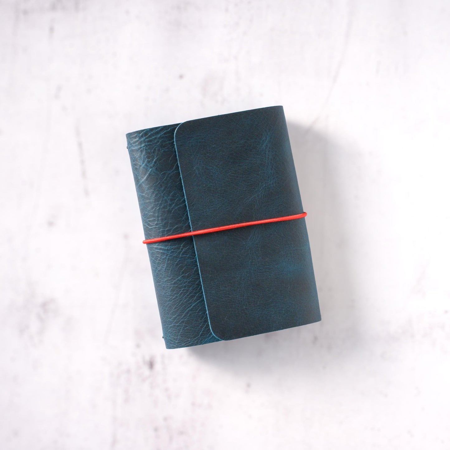 A6 Trifold Leather Traveler’s Notebook: Wrap-Around Cover