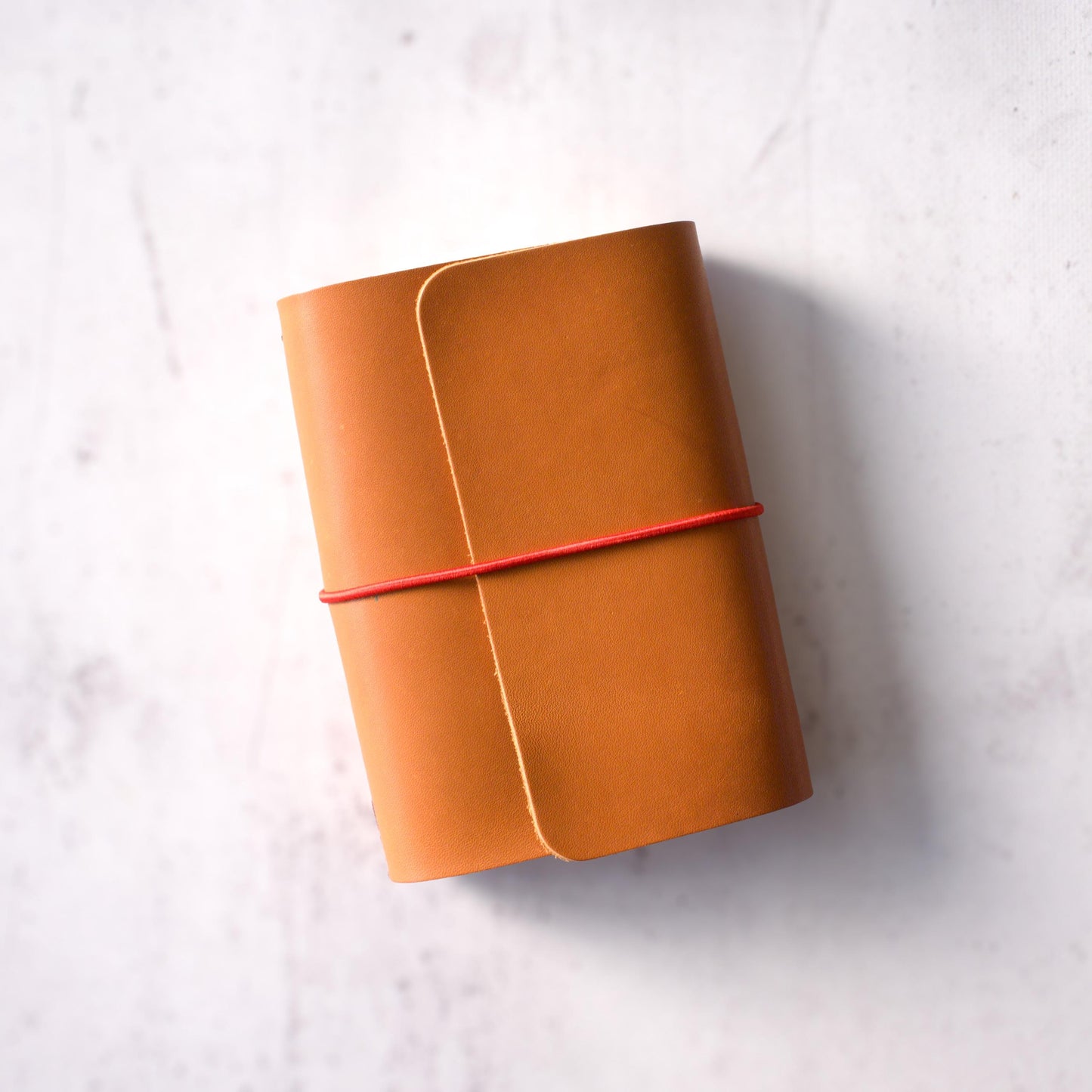 A6 Trifold Leather Traveler’s Notebook: Wrap-Around Cover